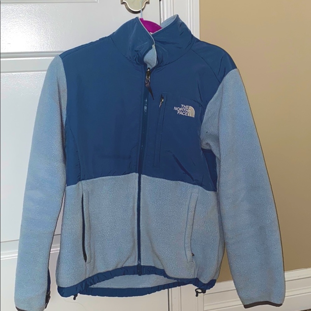 North face Blue Jacket with Dark Blue Accents